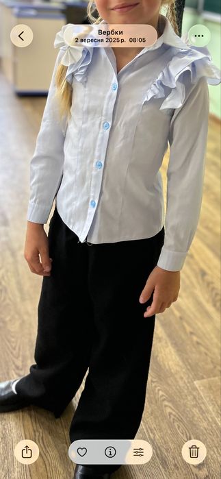 Брюки зара в школу 122 блузка Zironka 122