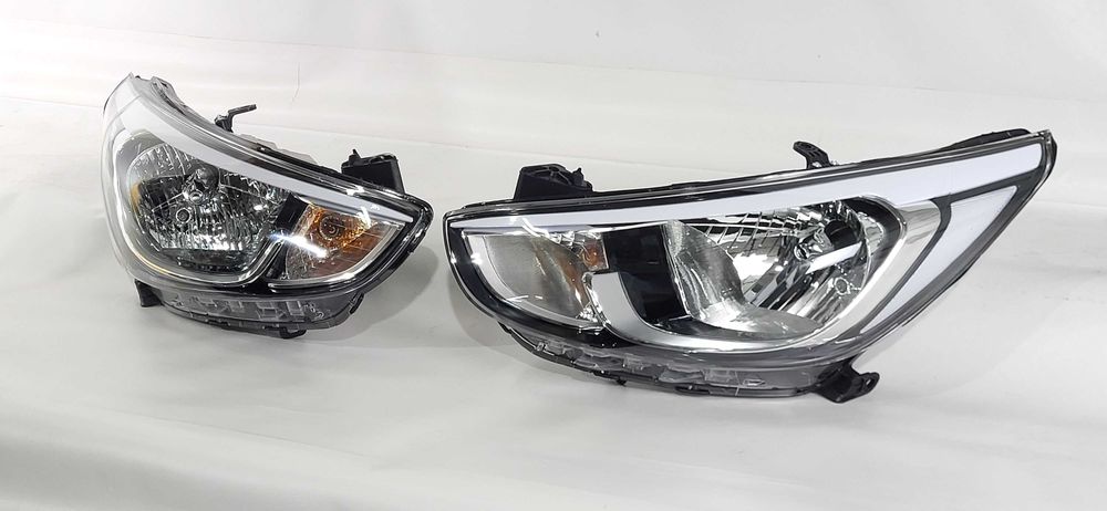 Accent 2011-18 Фари фонарь стоп ПТФ ДХО катафот комплект