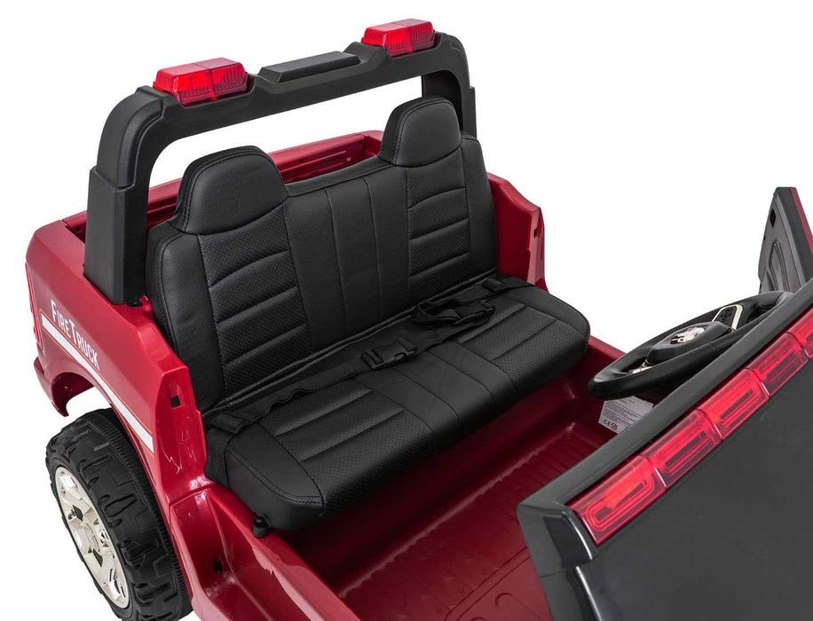 Straż Pożarna Pojazd RAM 3500 na Akumulator Czerwony