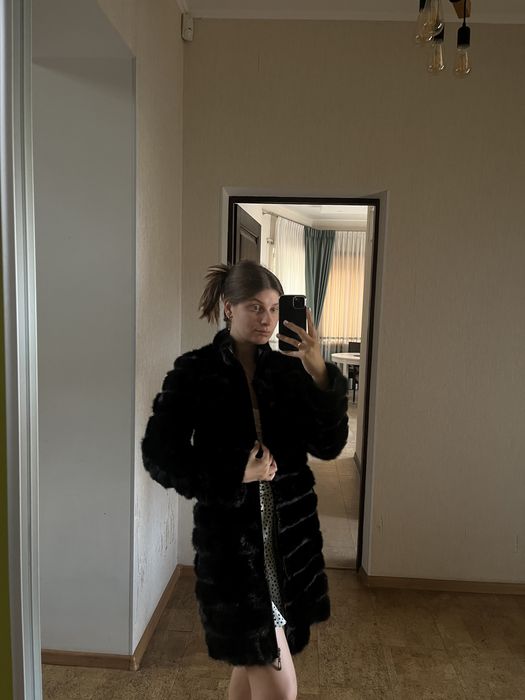 вінтажна норкова шуба-трансформер