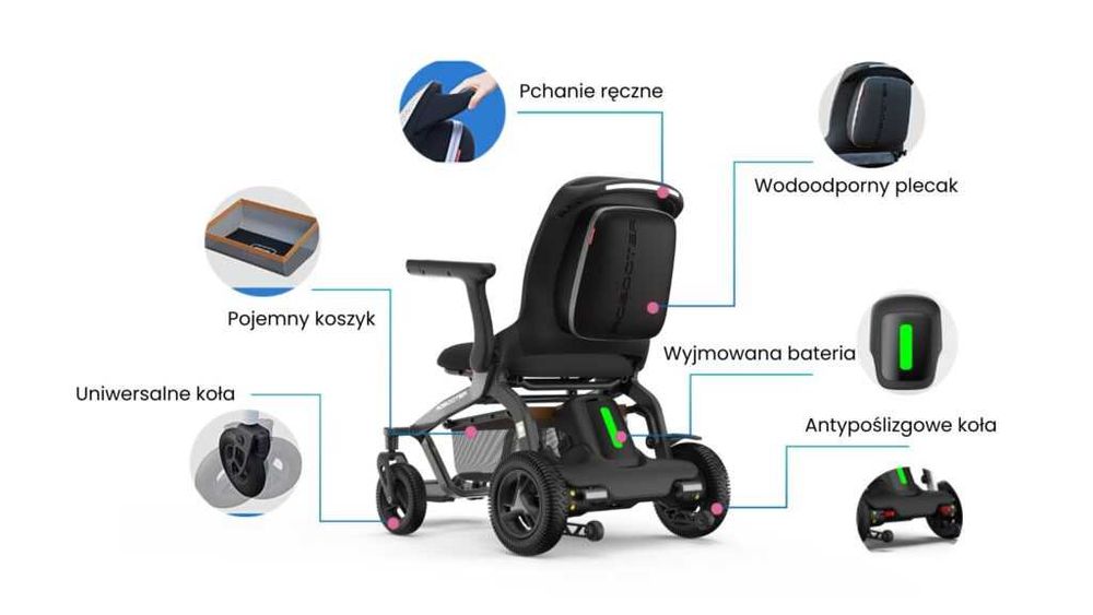 Wózek elektryczny. ROBOOTER E40. Refundacja.