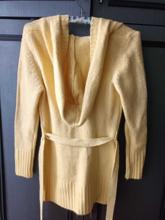 Wyprzedaz-Nowy sweter/tunika rozm.M/L kolor żółty-TANIO