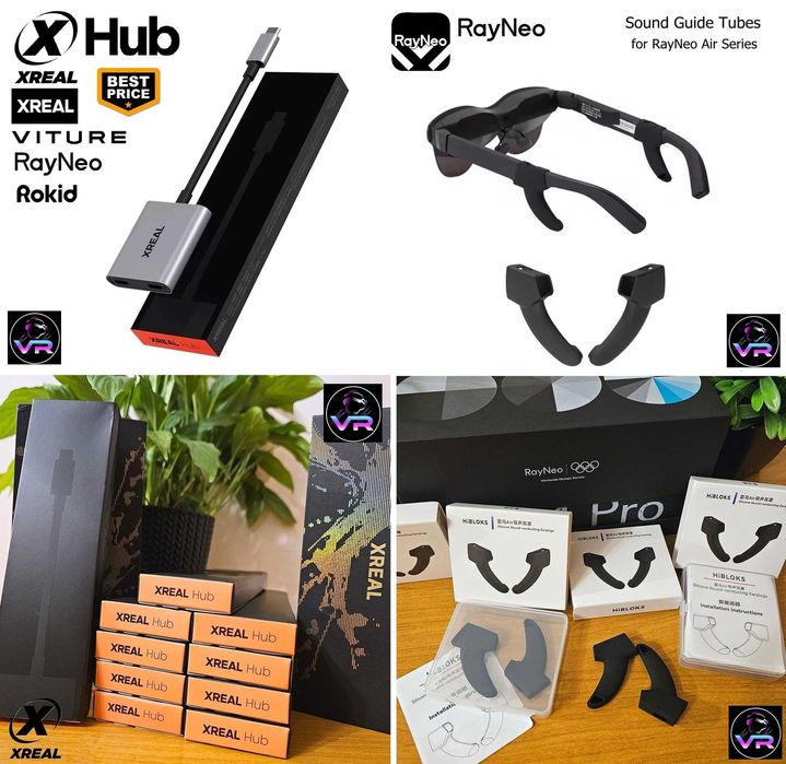 ‼️ Акція! RayNeo Air 4 Pro + Xreal Hub +трубки (Samsung, iPhone, Steam Deck)