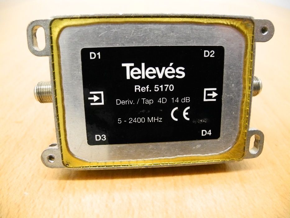Derivador Televés 5170- 4 vias