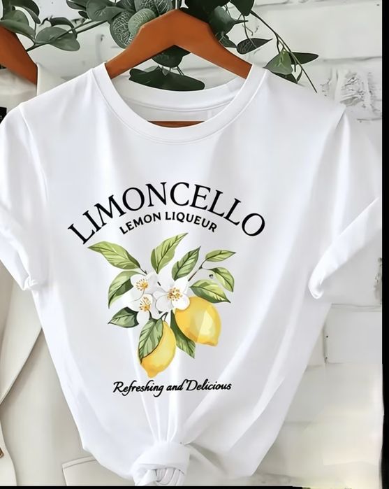 M bluzka ,t shirt,koszulka z aplikacją biala