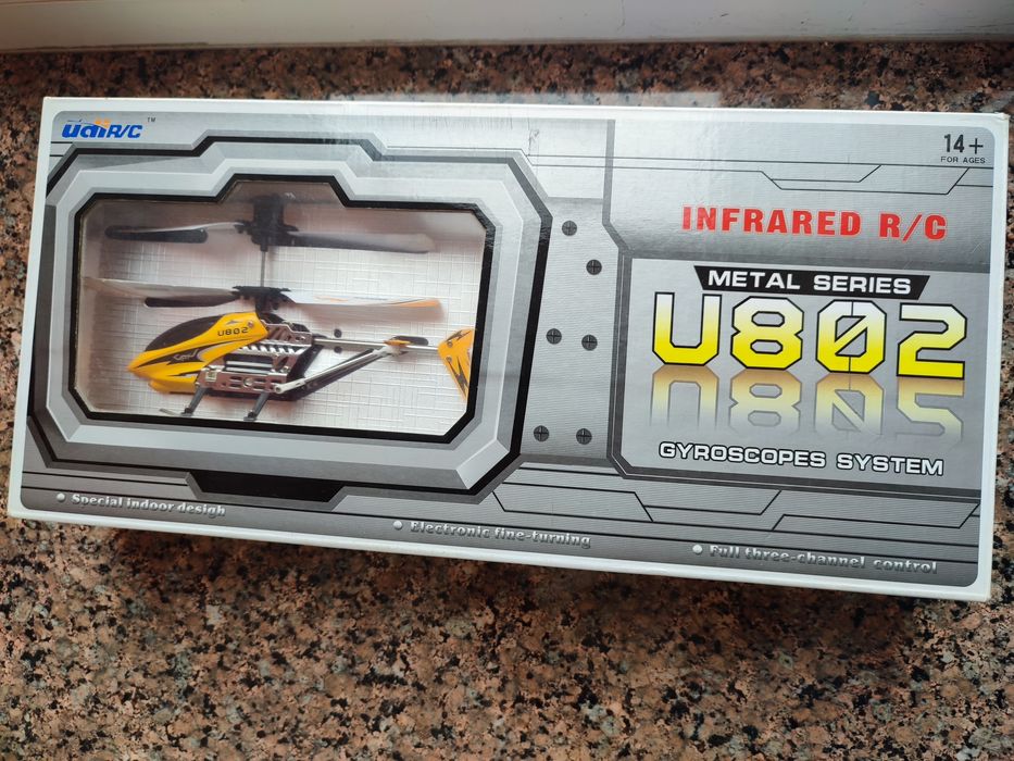 Металевий Гелікоптер на пульті U802