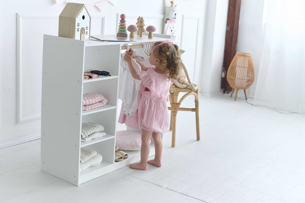 Гардероб дитячий Монтессорі Детский гардероб Шкаф детский Монтессори