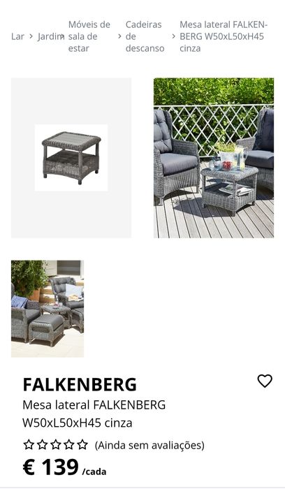 Almofada C/capa para espreguiçadeira, exterior beje, 190x60cm - Ikea