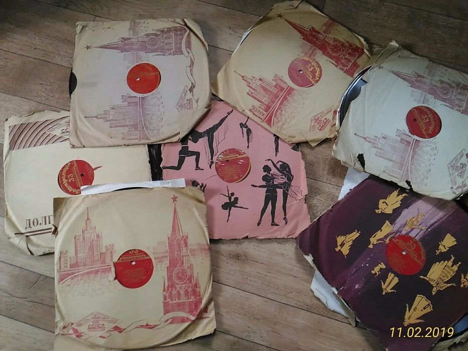 Оперетты. Пластинки Апрелевского завода.