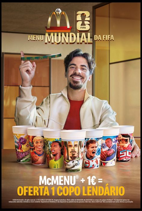 Copos Mundial 2026 McDonald's