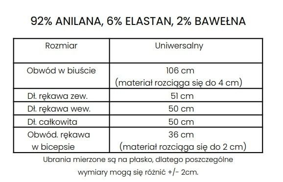 Sweter damski Olavoga LETIA UNI czarny premium polska oversize