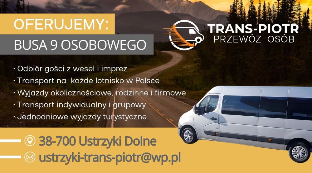 Ustrzyki Dolne przewóz osób