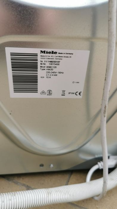 Преміум пральна машина Miele wmc120 9kg