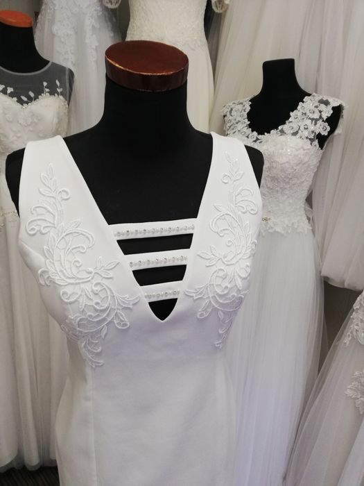 Sukienka ślubna cywilny r.36/38