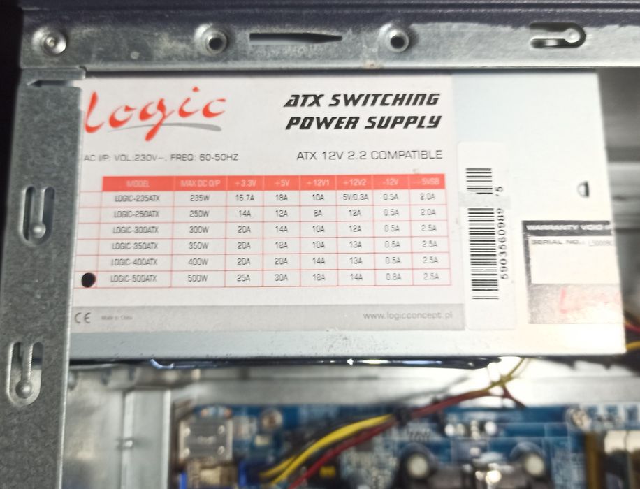 Sprawny  komputr AMD Athlon II X4 635 4x2,9GHz/RAM 6GB/HDD500