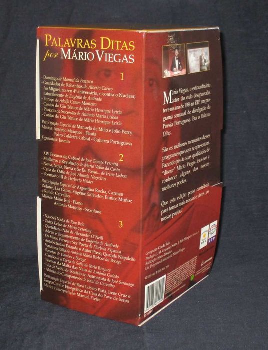 VHS Palavras Ditas por Mário Viegas RTP