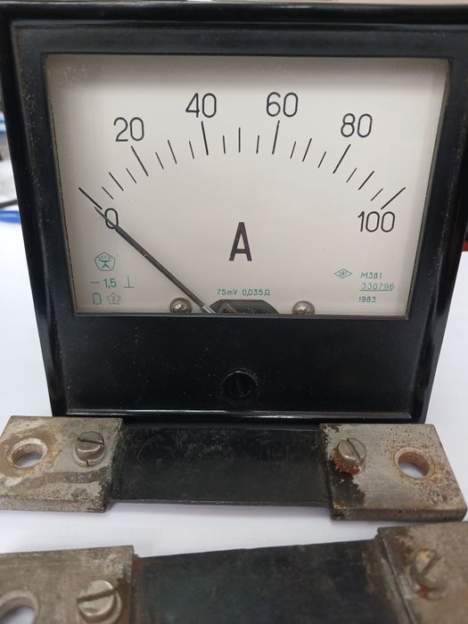 Амперметр DC М381 100А