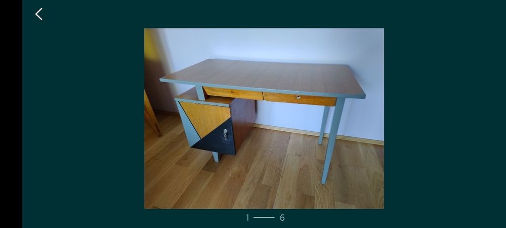 biurko PRL M. Puchała typ 20-11v