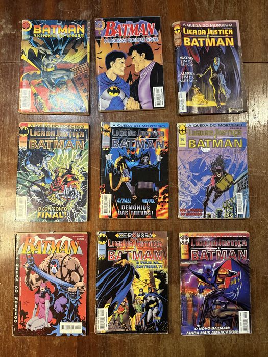 BD Banda desenhada Marvel, homem aranha e Batman etc anos 90