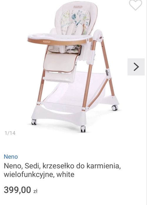 Krzesełko do karmienia Neno