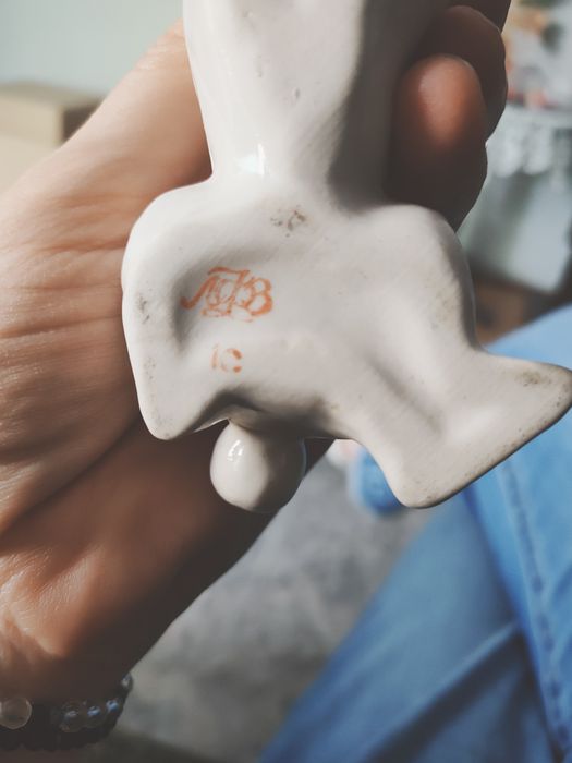 Figurka porcelanowa Łomonosow