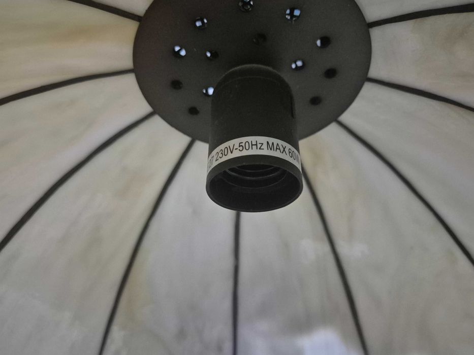 Lampa Tiffany sufitowa okrągła