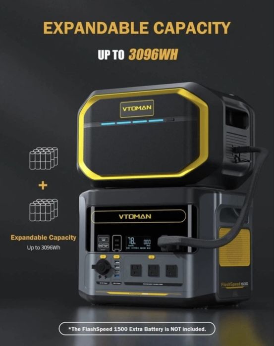 В НАЯВНОСТІ! Зарядна станція Vtoman FlashSpeed 1500