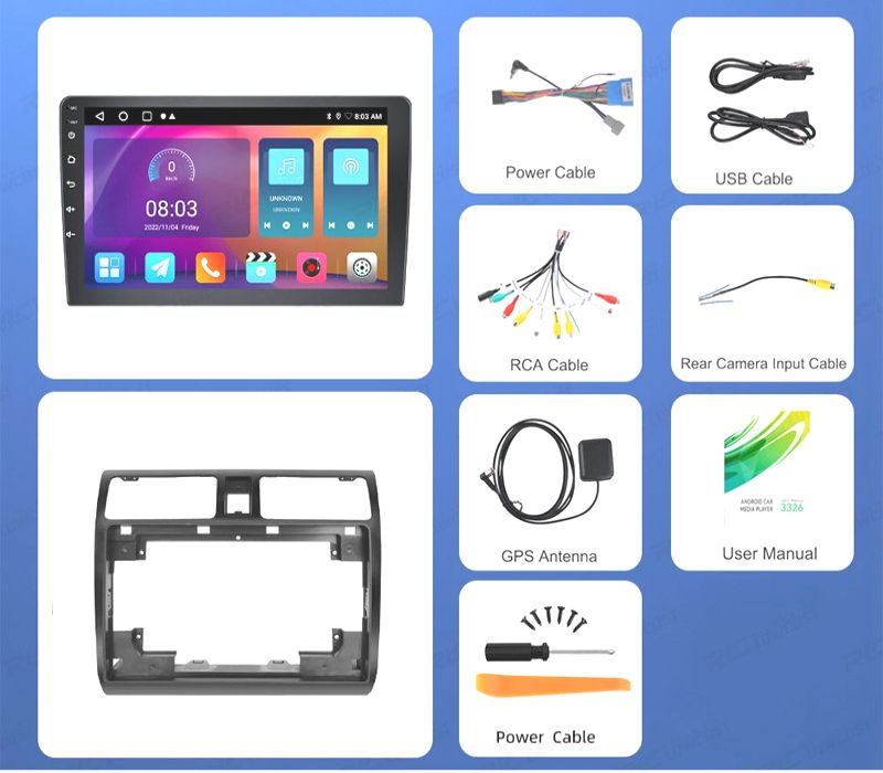 RÁDIO GPS ANDROID 13 SUZUKI SWIFT 05-10