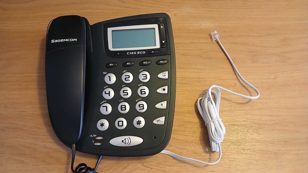 Telefone de Mesa ou secretária p/ router ou tomada RJ11