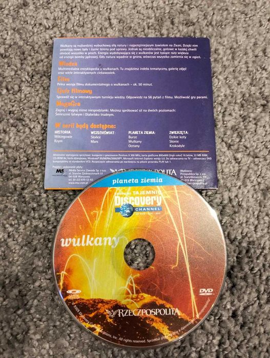 Tropami tajemnic Discovery Channel Wulkany DVD