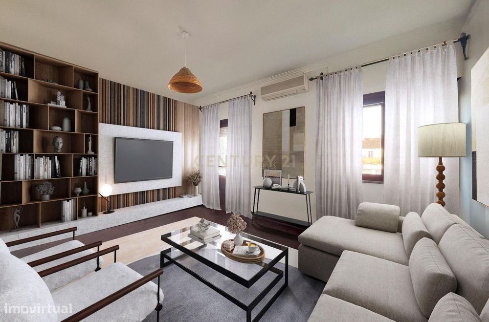 Apartamento T2, Centro de Beja, 74 m2, duas varandas
