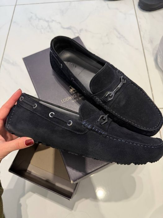 Замшеві мокасини Hugo Boss