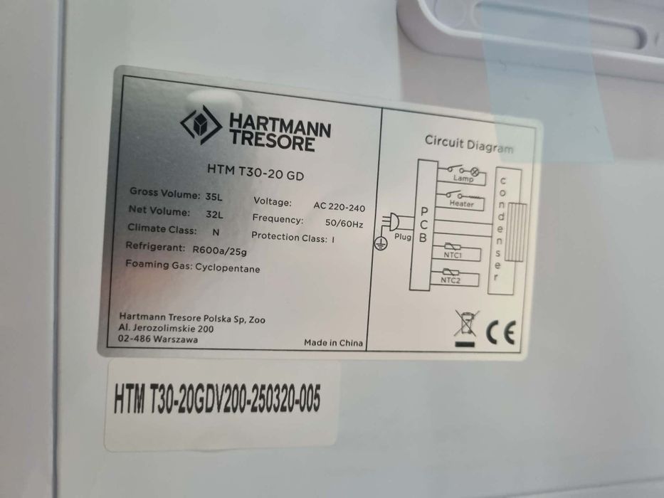 Lodówka minibar nowa