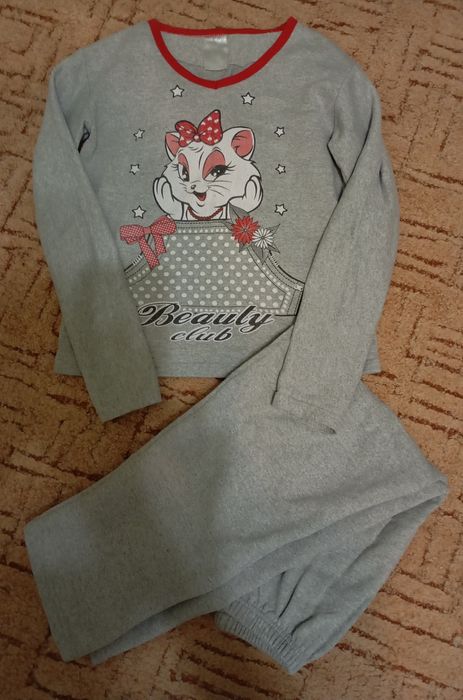 Домашній теплий костюм, комплект, тепла піжама