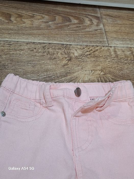 Джинсы  розовые 5-6 лет