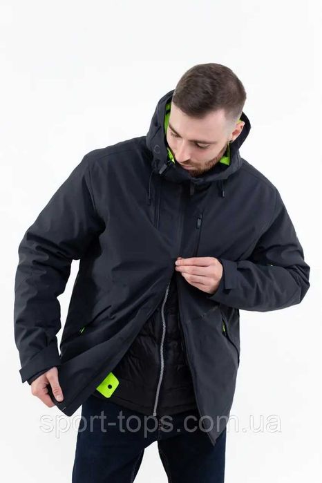 Куртка гірськолижна чоловіча AVECS 3 в 1