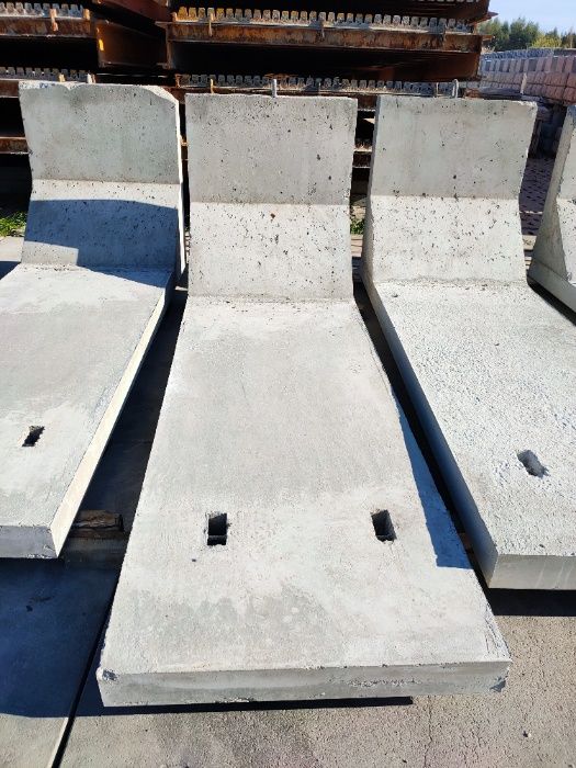 Mur oporowy typu L, mury oporowe elki 250x100 prefabrykat muru