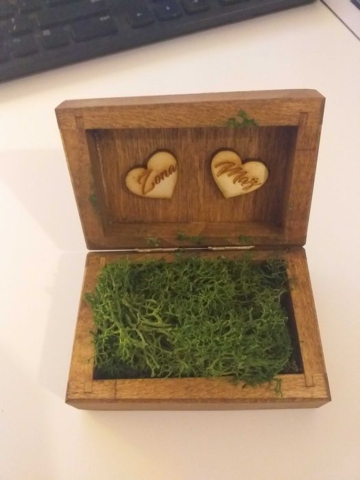 Pudełko na obrączki