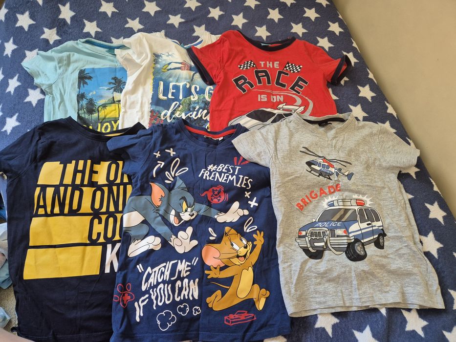 7 szt T-shirtow  chlopiecych
