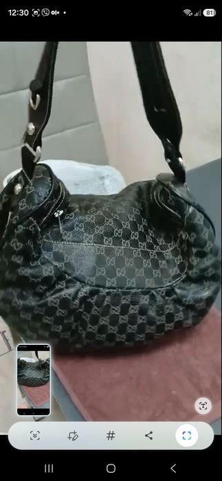 Сумка вінтаж, GUCCI оригінал,номерна натуральна шкіра,