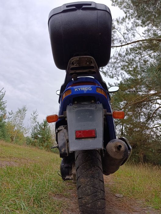 Синій скутер Kymco ZX 50