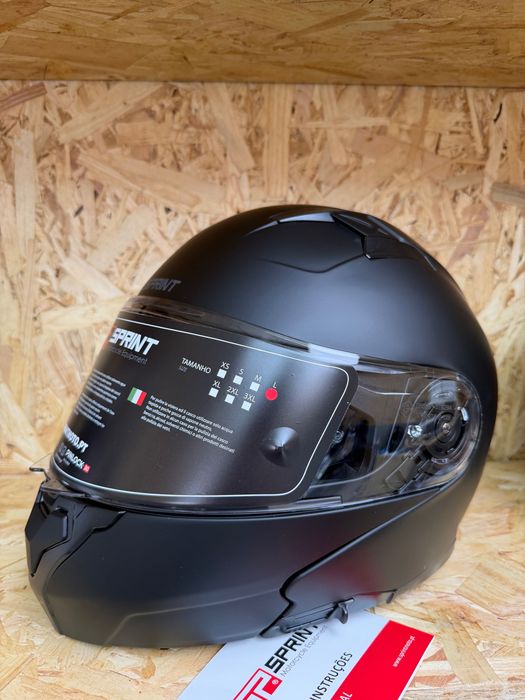 capacete modular sprint evo - oferta pinlock - novo
