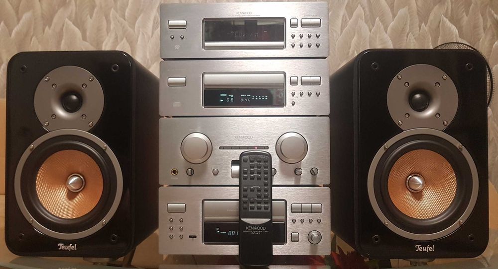 Миди система Kenwood HD-600 Hi-Fi stereo made in Singapore