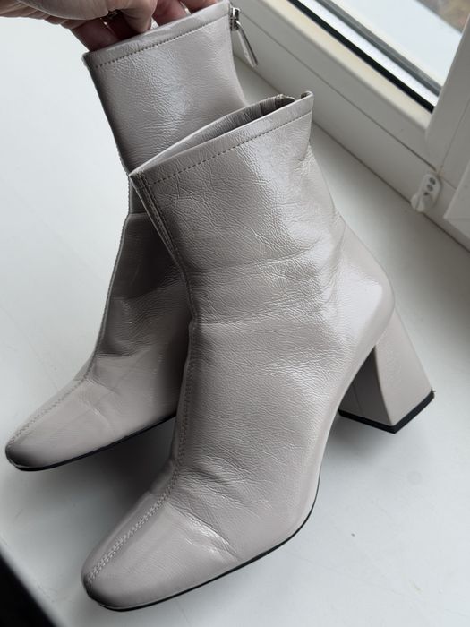 Лакові ботинки черевики zara