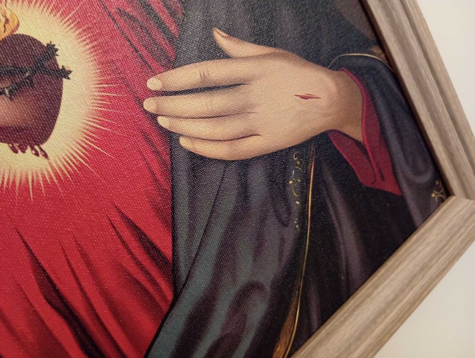 Obraz Najświętsze Serce Jezusa 55x45 Nowa Reprodukcja