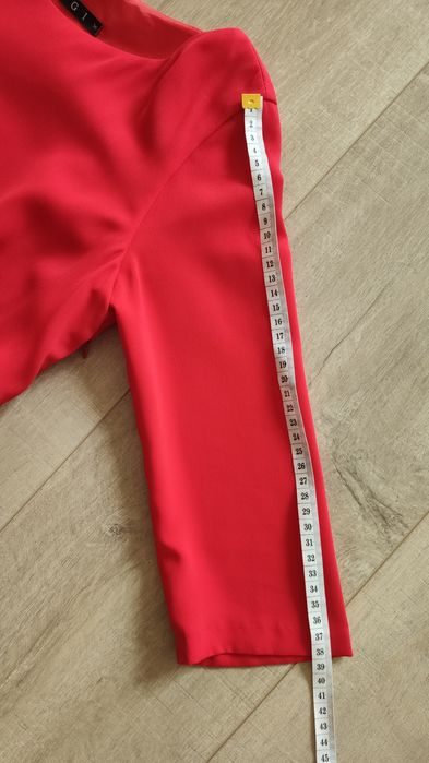 Czerwona sukienka świąteczna na wesele na sylwestra AGGI rozmiar 36, s