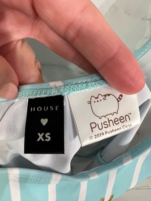 Pusheen Kot Kostium kąpielowy jednoczęściowy Strój XS