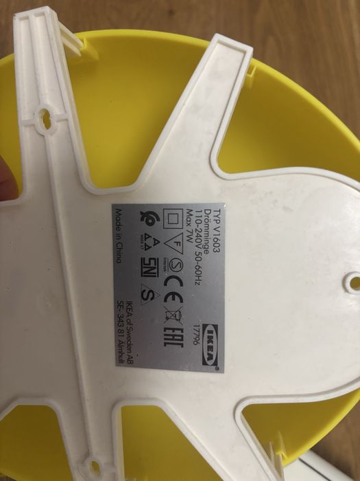 Dromminge lampa balon ikea dom domek lampka nocna zestaw