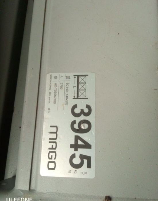 Regał paletowy Mago 11,5m długi 3m wysoki 3tony na półkę dowóz