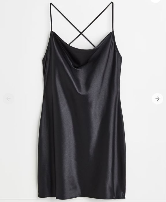 сукня від h&m з атласу, розмір S-М (38 / 10)